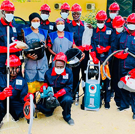 Equipe de nettoyage de JMC company